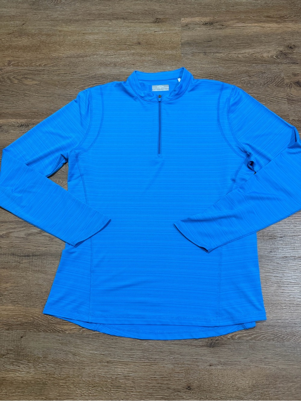 Callaway Opti-Dri Blue Quarter Zip Pullover Women’s Large Athletic Golf Top